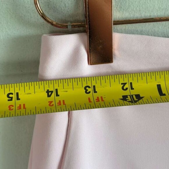 Zara Womens Bloggers Favorite High Waisted Pants Pink Size Small - Picture 2 of 9